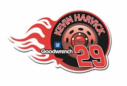 2005 Kevin Harvick "Tire w/Flames" Hatpin