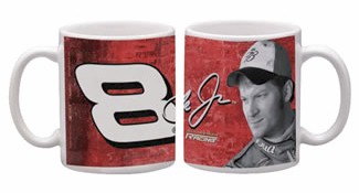 2005 Dale Earnhardt Jr Budweiser coffee mug