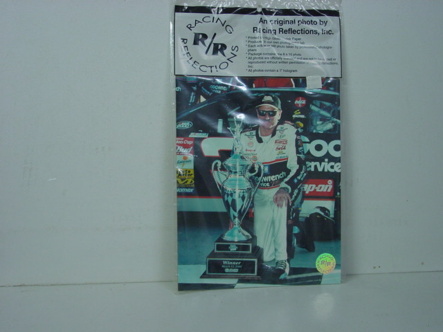 2000 Dale Earnhardt Goodwrench  "Atlanta Win Trophy" Racing Reflections Photo