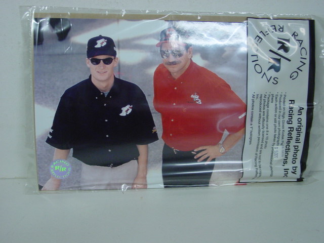 1998 Dale Earnhardt Sr and Dale Earnhardt Jr Coca-Cola Racing Reflections Photo