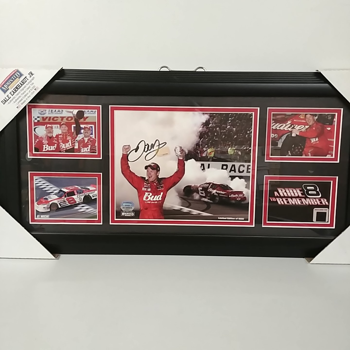 2004 Dale Earnhardt Jr Budweiser Daytona 500 Win Autographed Plaque