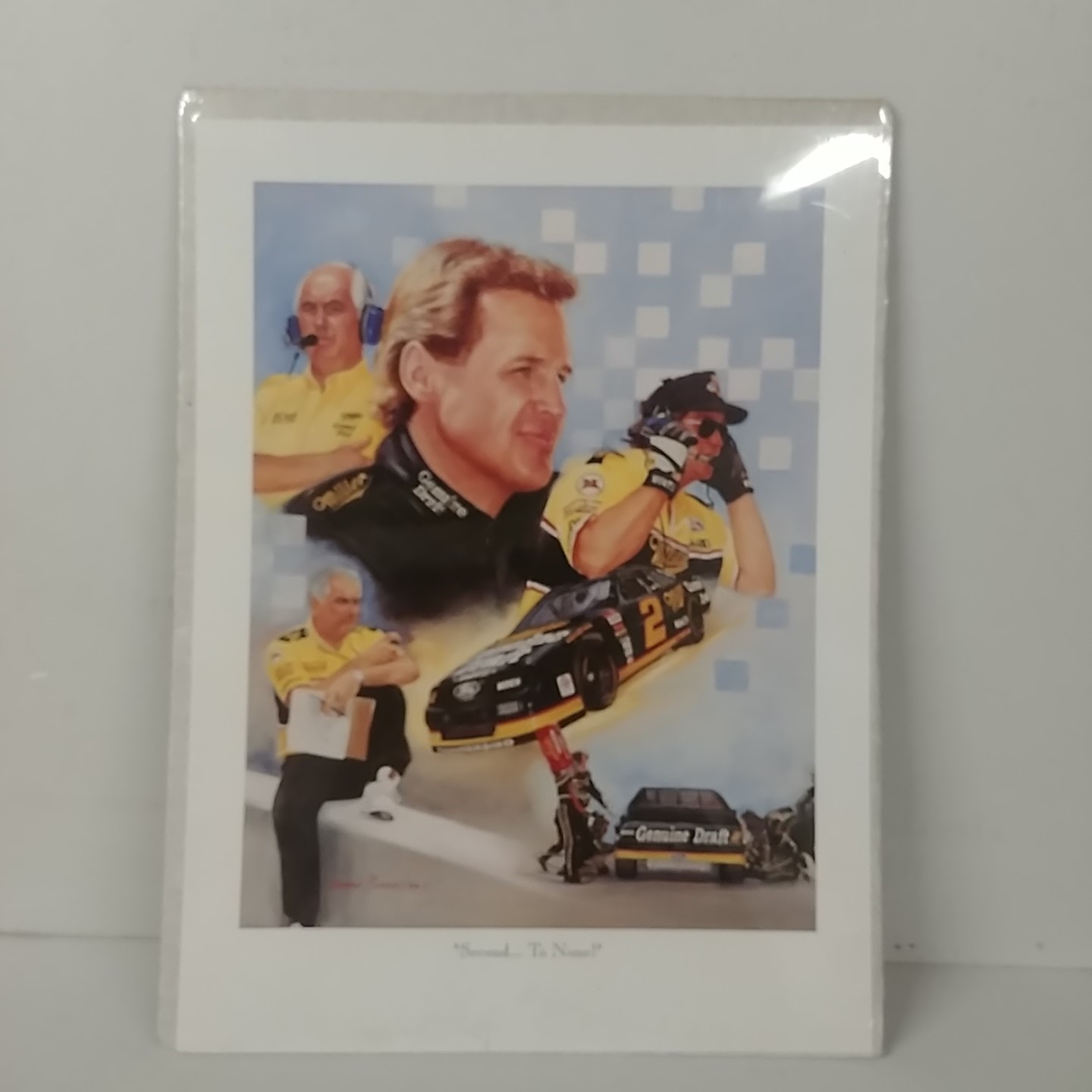 1994 Rusty Wallace Miller Genuine Draft "Second To None" print by Jeanne Barnes
