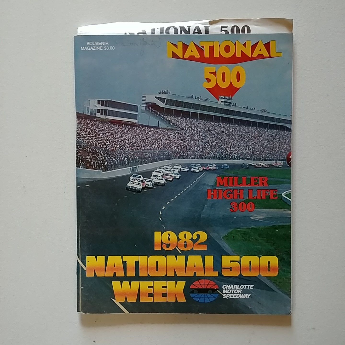 1982 Charlotte National 500 October Program
