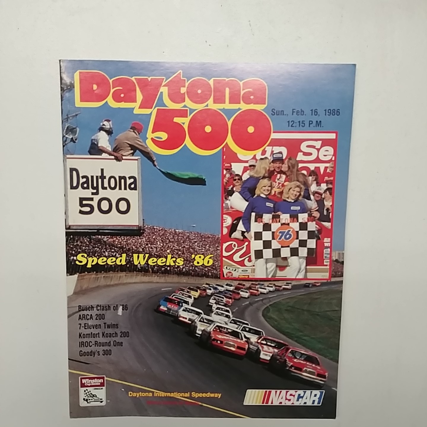 1986 Daytona 500 February Program