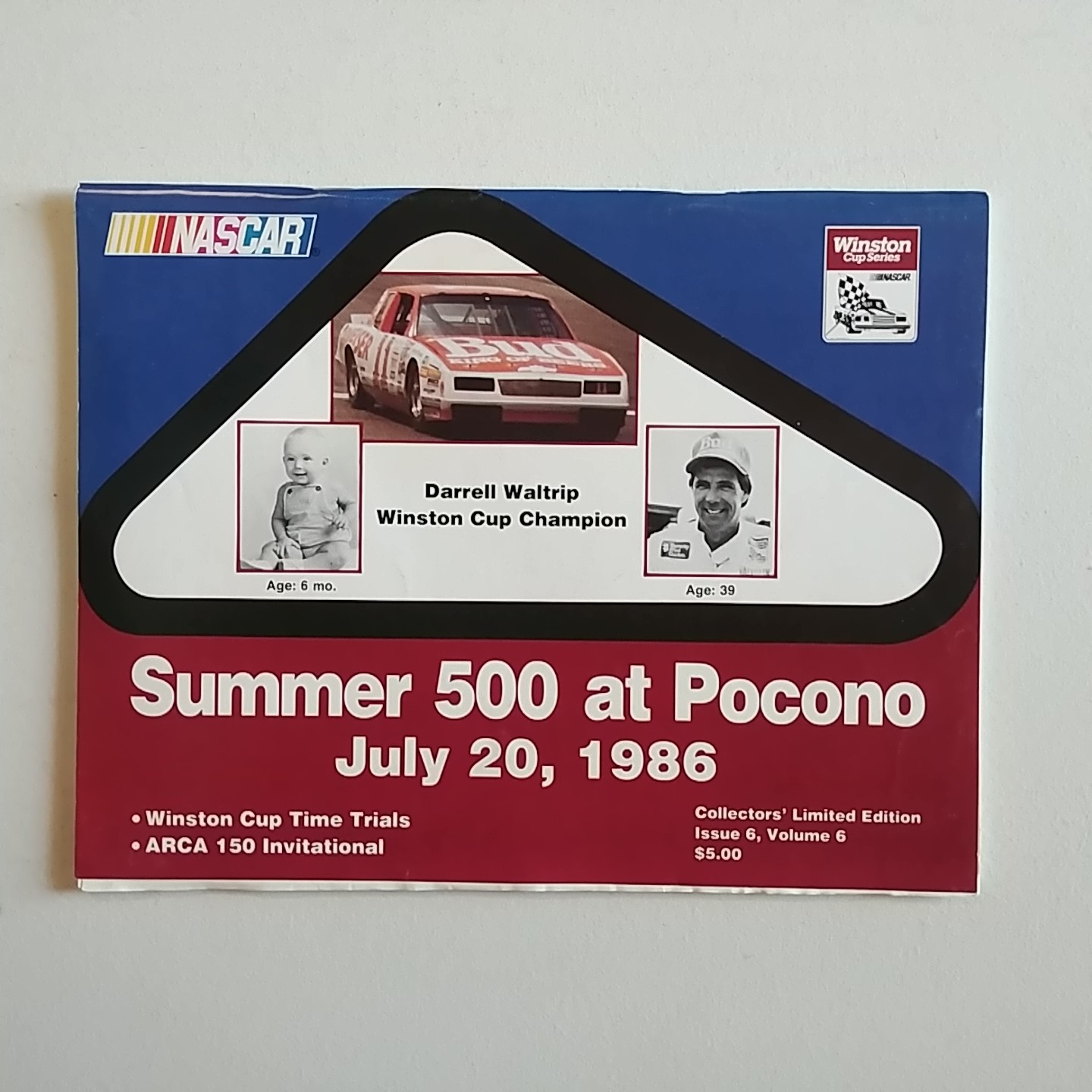 1986 Pocono Summer 500 July Program