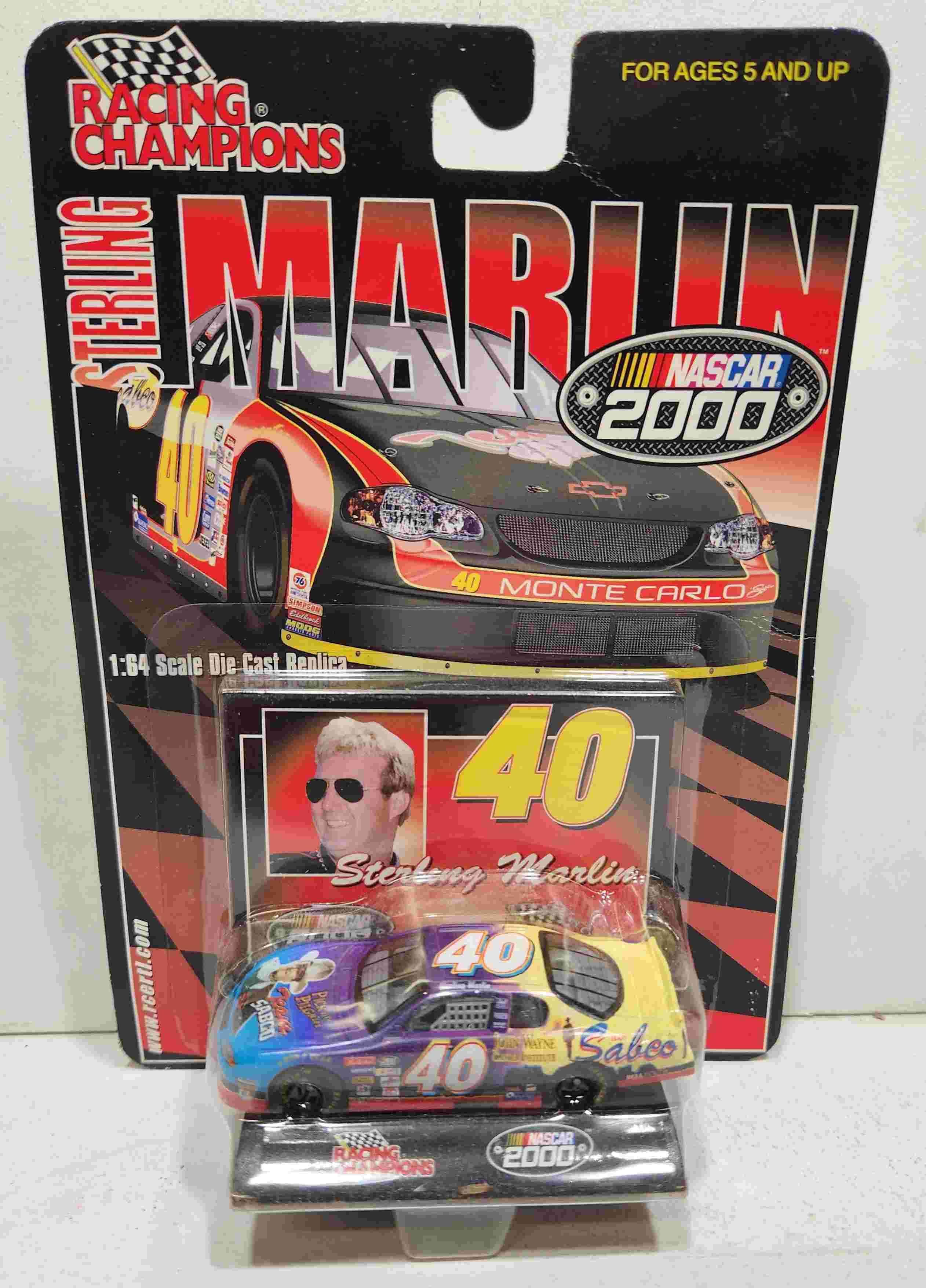 2000 Sterling Marlin 1/64th Sabco "John Wayne" Monte Carlo