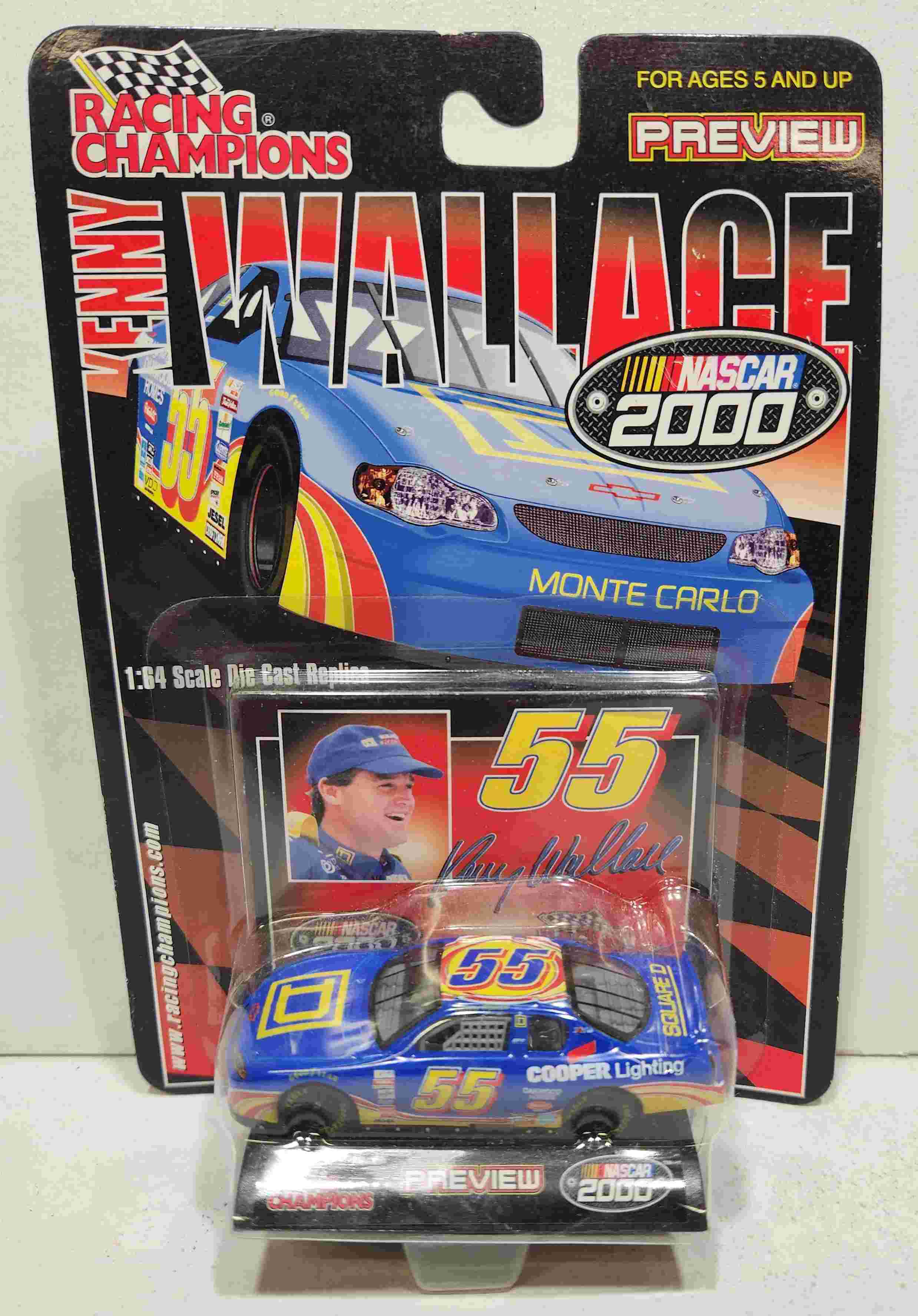 2000 Kenny Wallace 1/64th Square D Monte Carlo