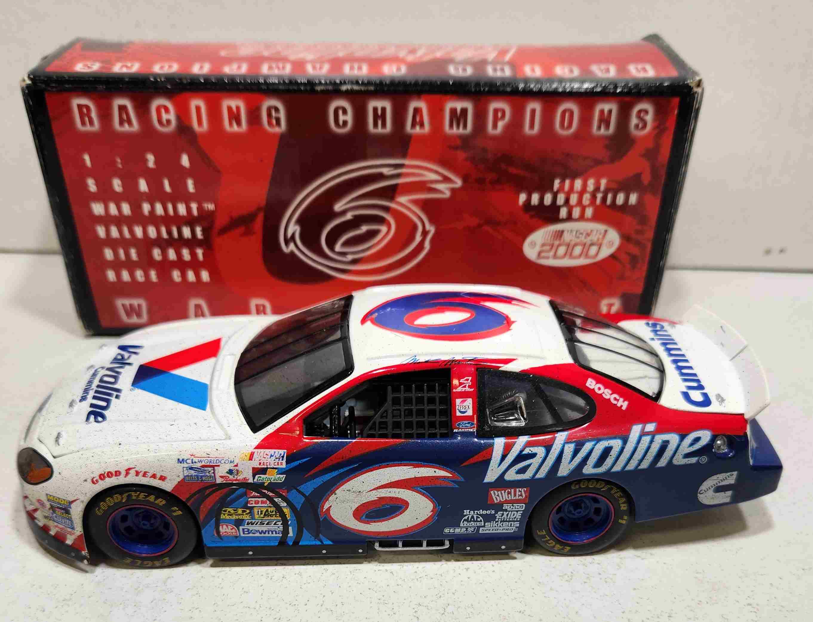 2000 Mark Martin 1/24th Valvoline "War Paint" car
