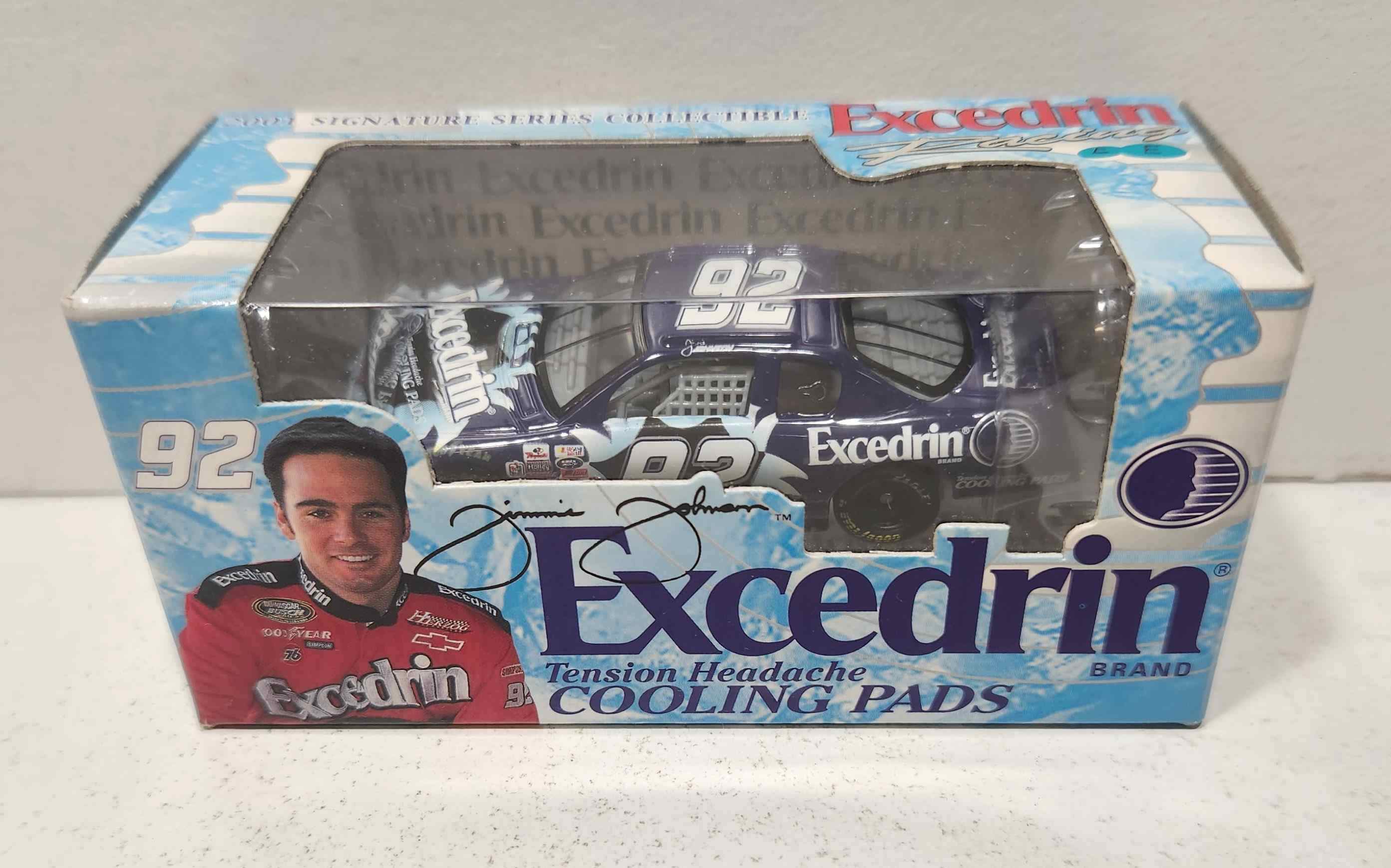 2001 Jimmie Johnson 1/64th Excedrin "Busch Series" Monte Carlo