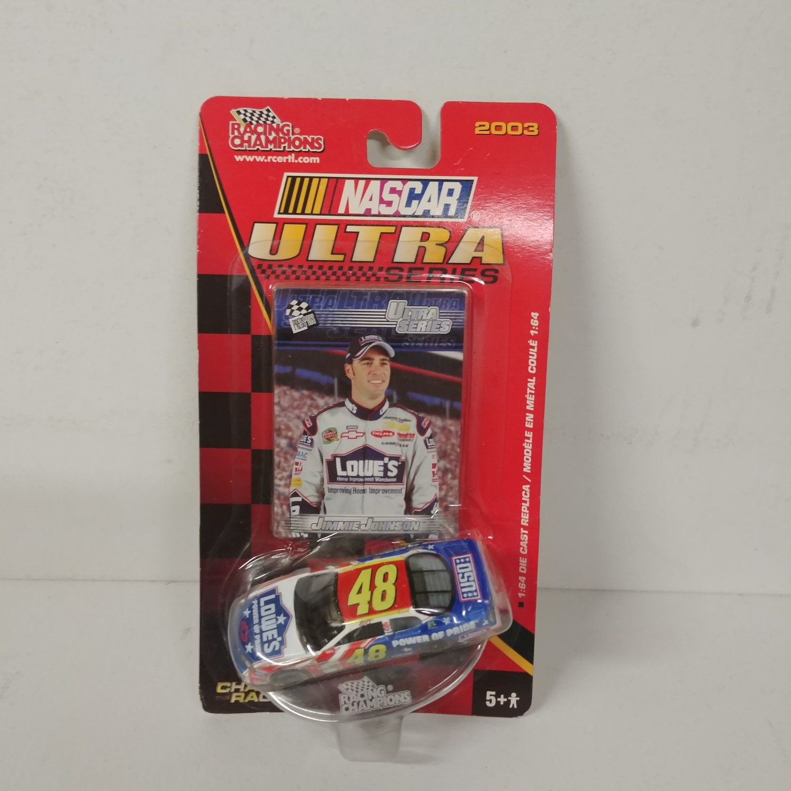 2003 Jimmie Johnson 1/64th Lowe's "Power of Pride" Ultra car