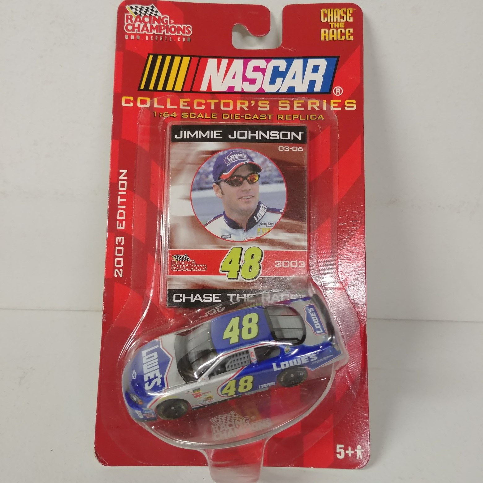 2003 Jimmie Johnson 1/64th Lowe's "Collectors Series""Small Lowe's on quarter panel" car