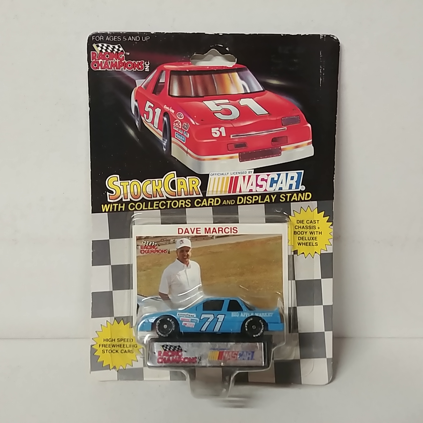 1991 Dave Marcis 1/64th Big Apple Market car