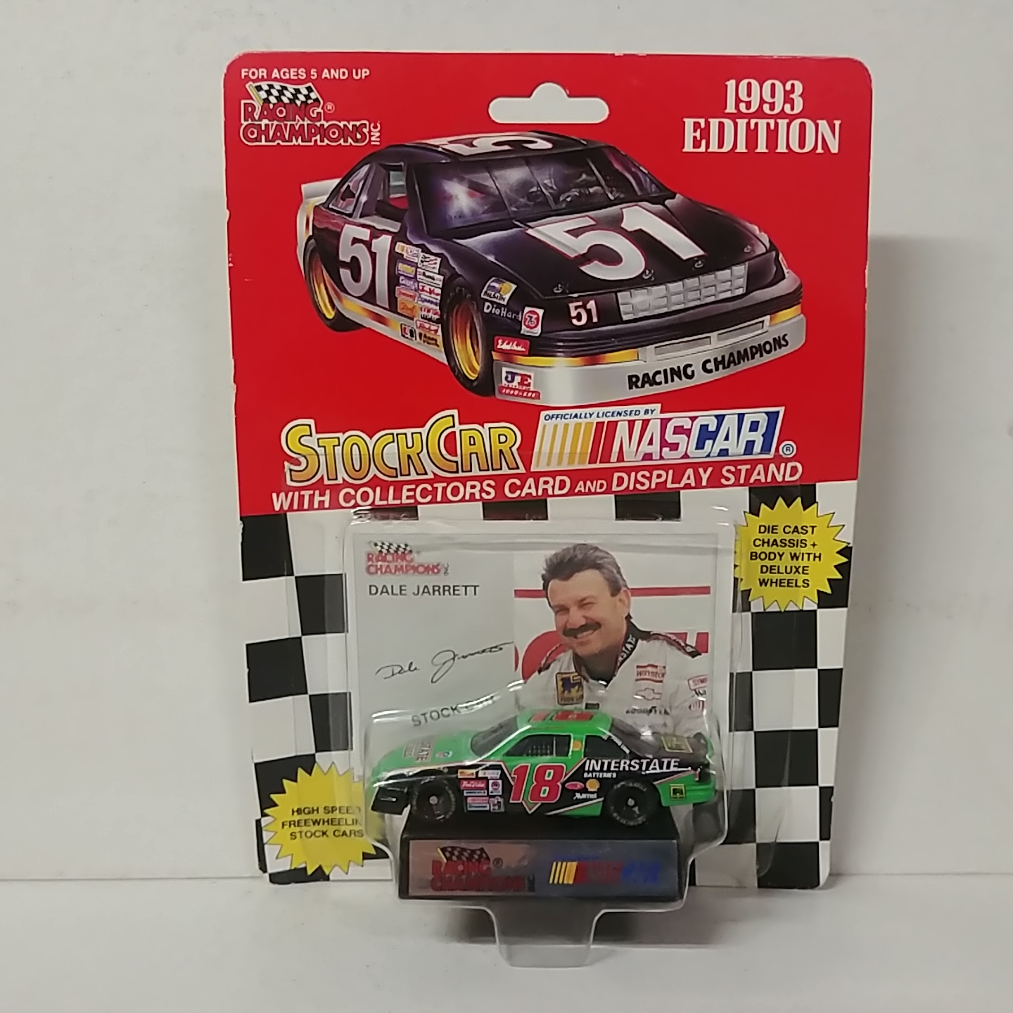 1991 Dale Jarrett 1/64th Interstate Batteries car