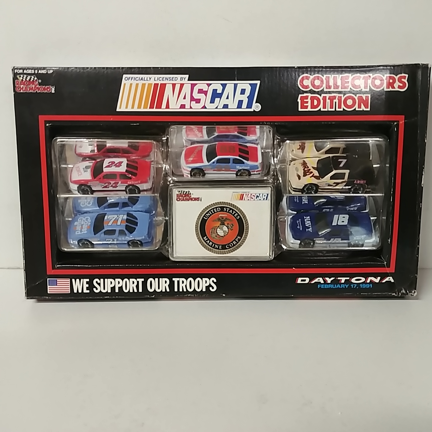 1991 Military "We Support Our Troops" 5 car set