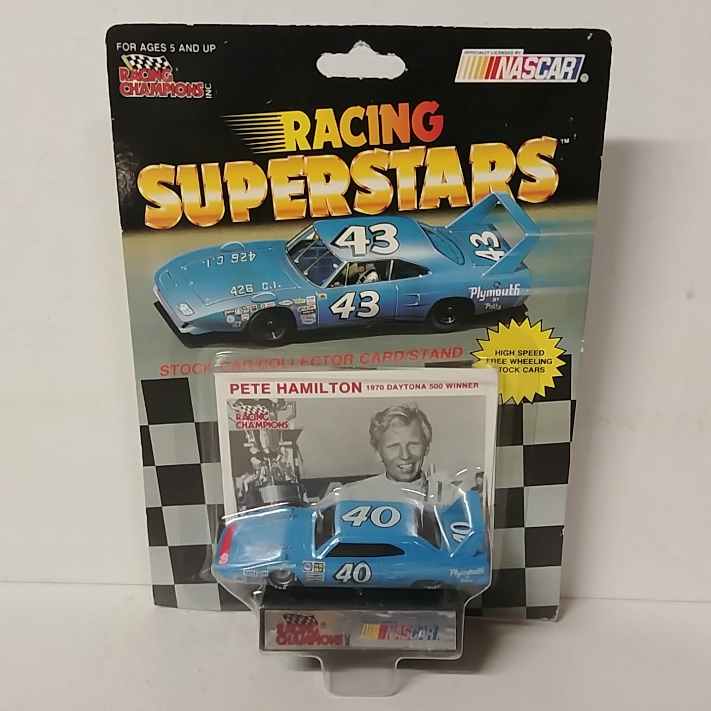 1970 Pete Hamilton 1/64th Plymouth Superbird car