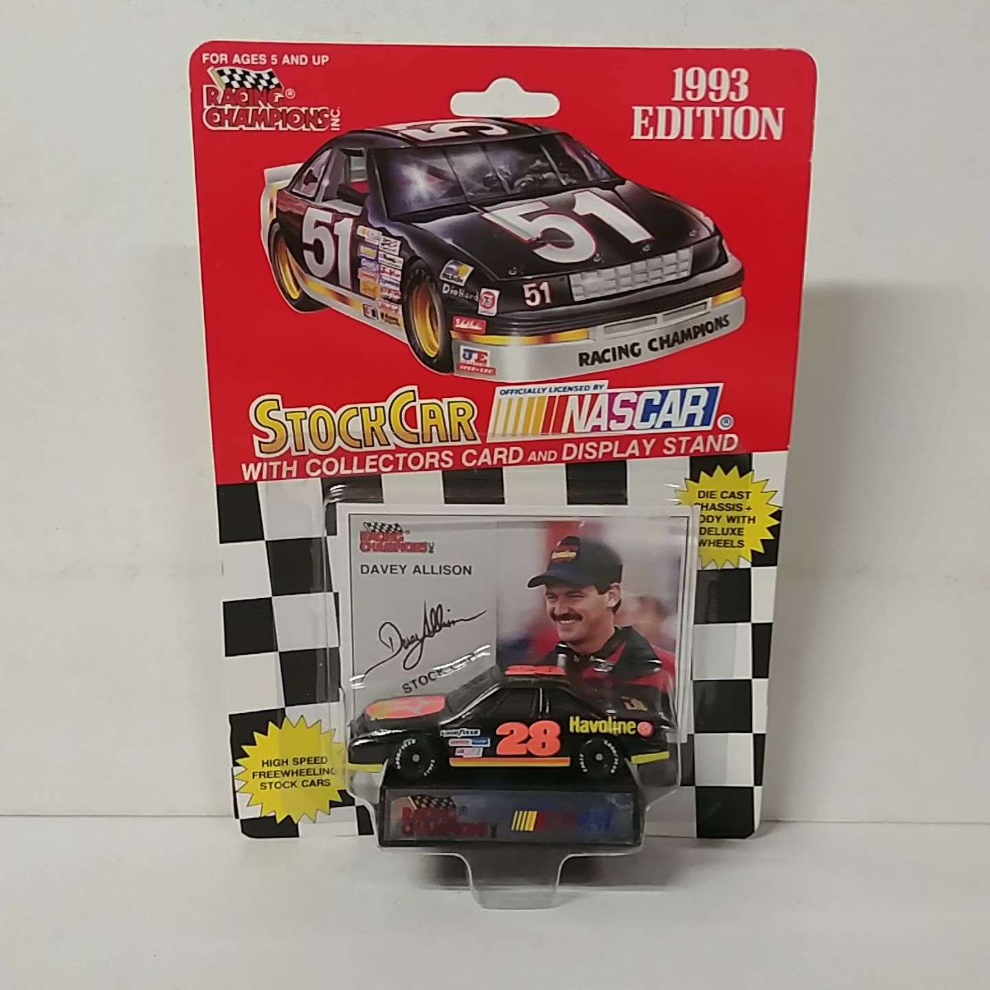 1992 Davey Allison 1/64th Texaco/Havoline  2nd Version car