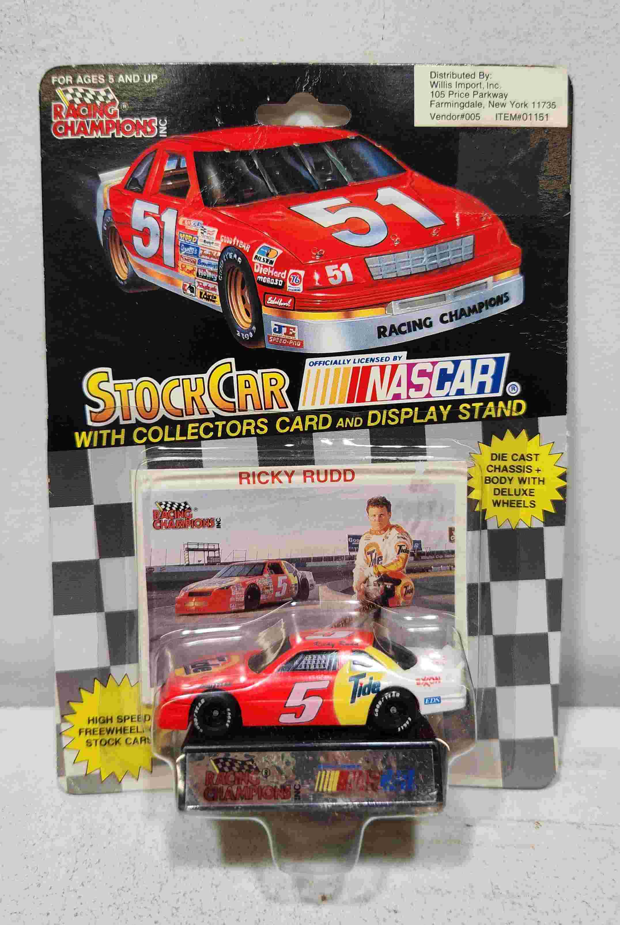 1992 Ricky Rudd 1/64th Tide Lumina