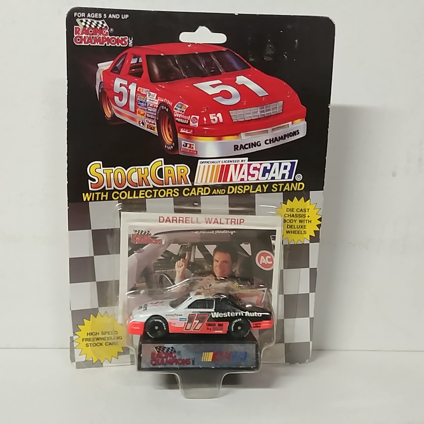 1992 Darrell Waltrip 1/64th Western Auto car