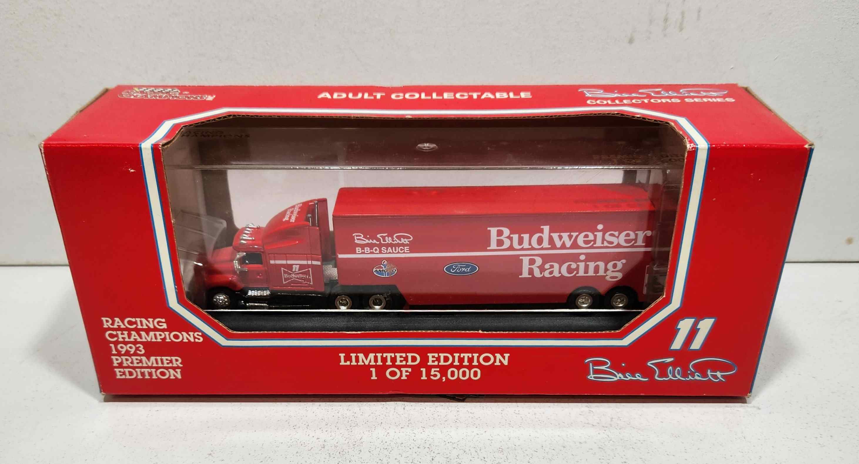 1993 Bill Elliott 1/87th Budweiser Transporter