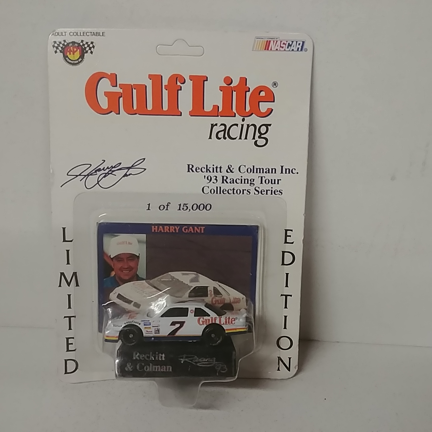 1993 Harry Gant 1/64th Gulf Lite "Busch Series" Lumina