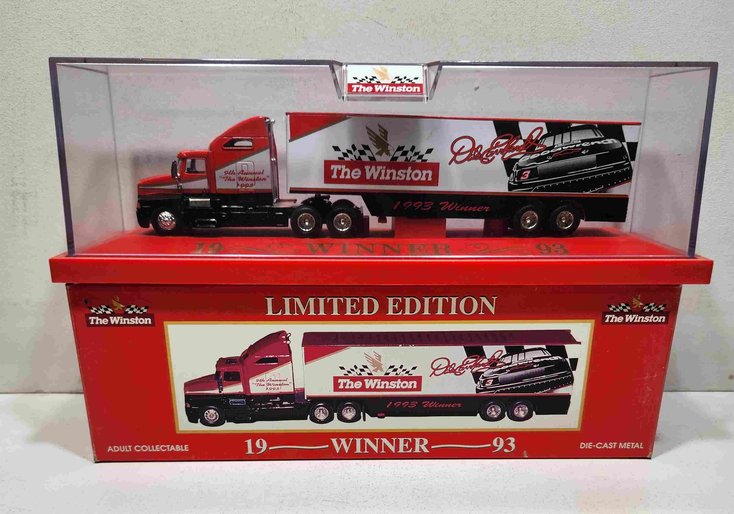 1993 Dale Earnhardt 1/64th "The Winston" "Winner" Transporter by Racing Champions