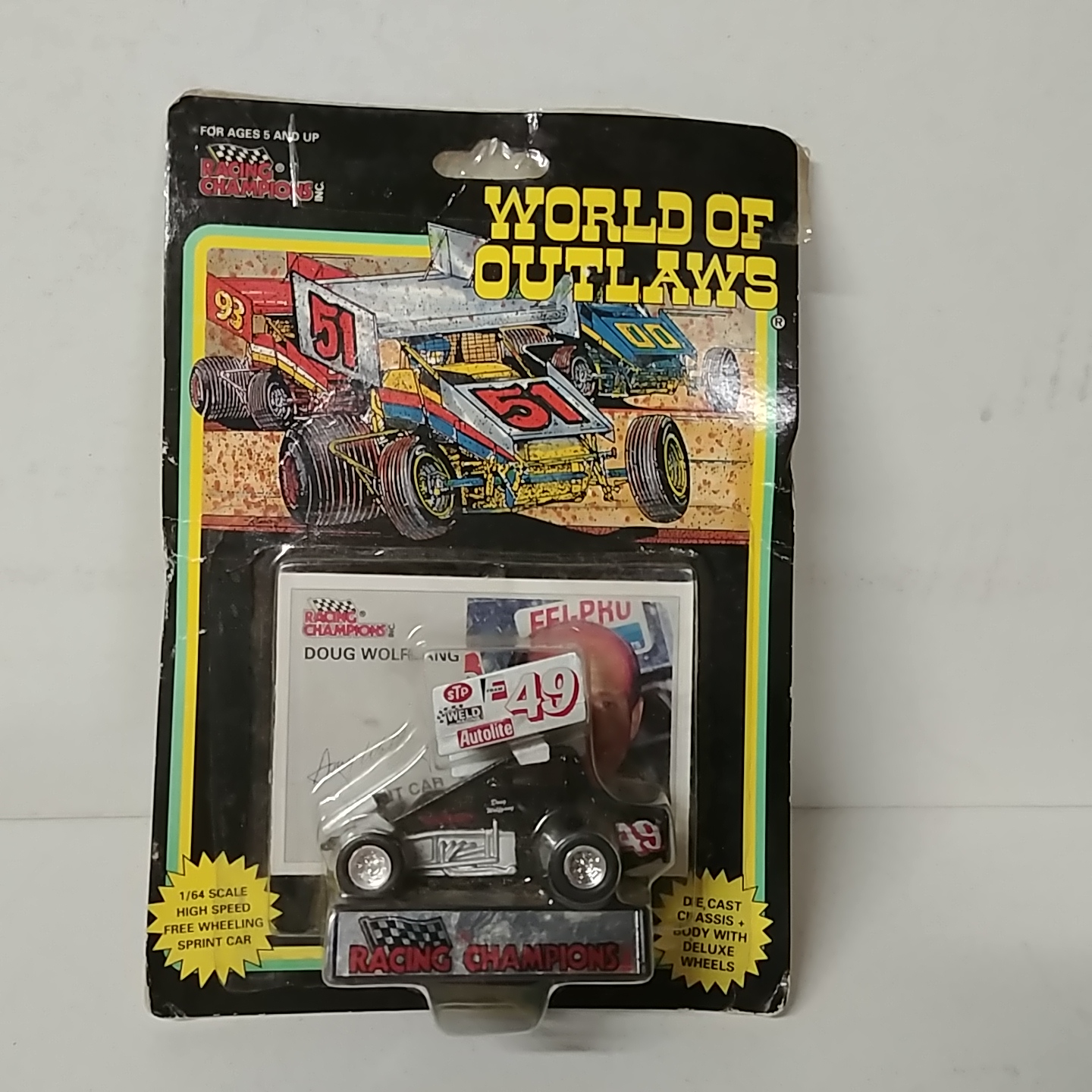 1993 Doug Wolfgang 1/64th "World of Outlaws" sprint car