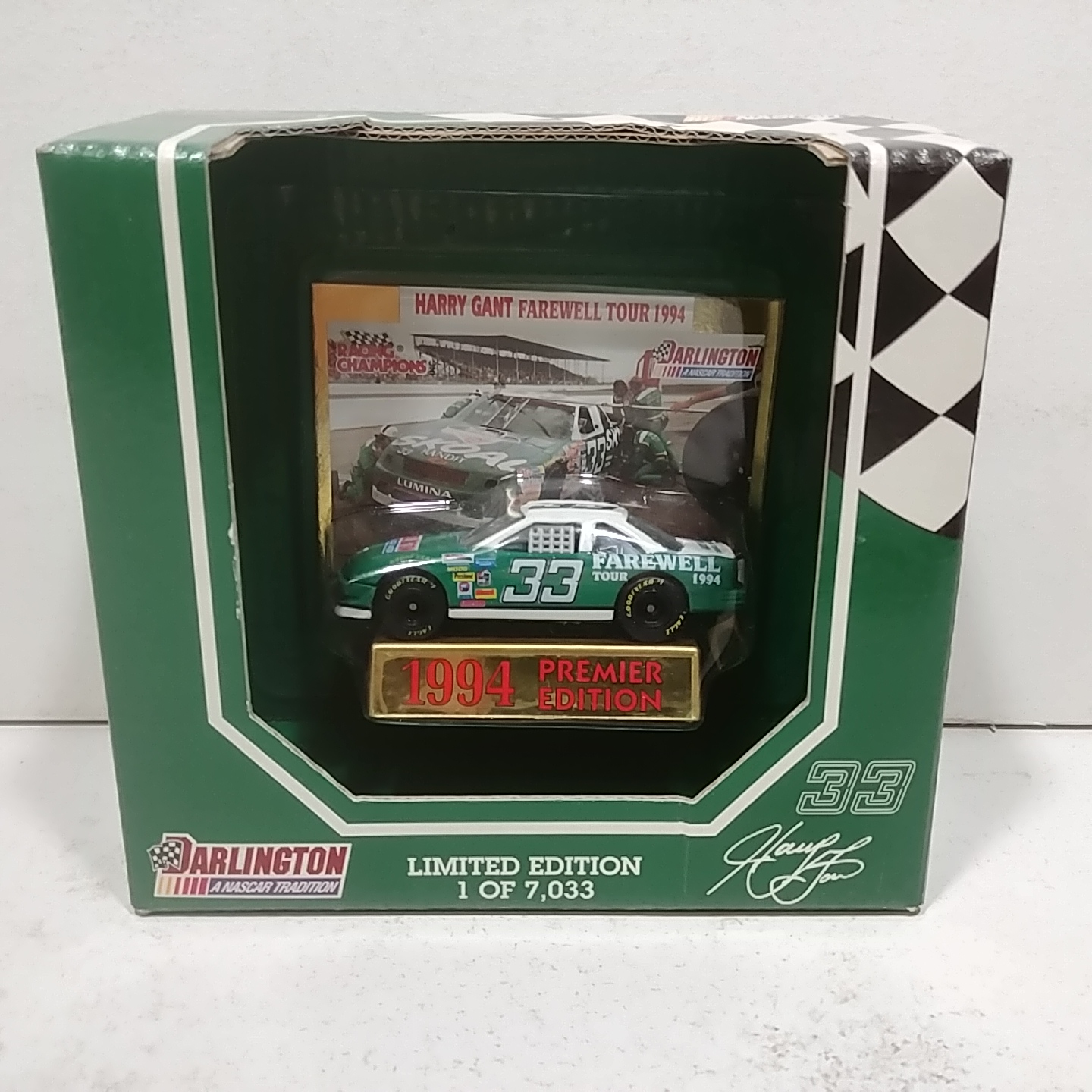 1994 Harry Gant 1/64th Racing Champions "Farewell Tour" Darlington car