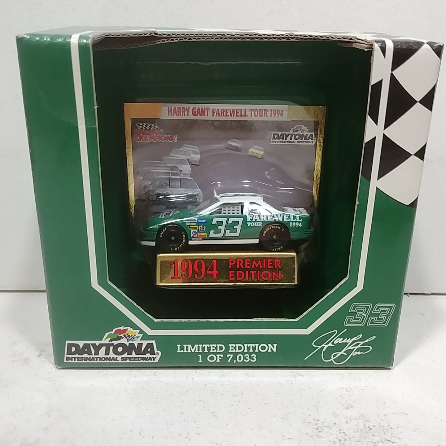 1994 Harry Gant 1/64th Racing Champions "Farewell Tour" Daytona car