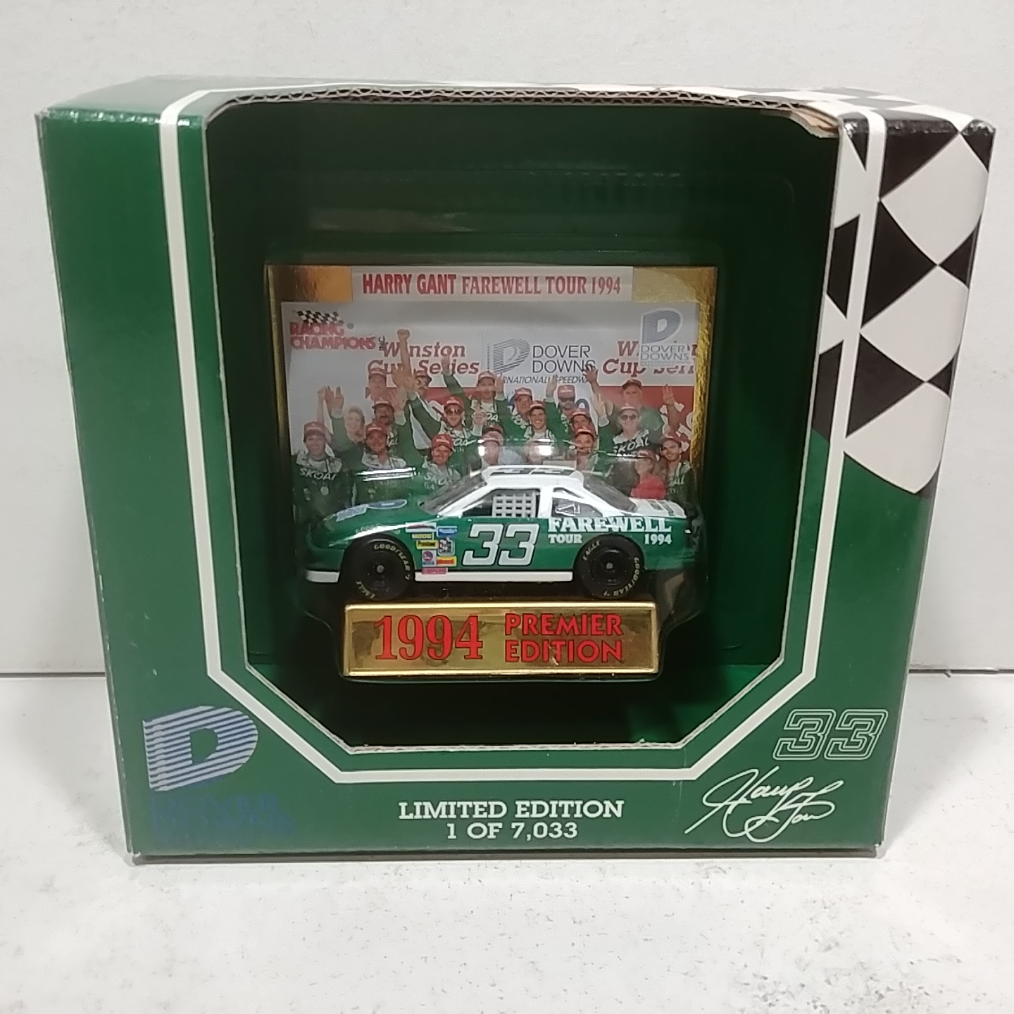 1994 Harry Gant 1/64th Racing Champions "Farewell Tour" Dover car
