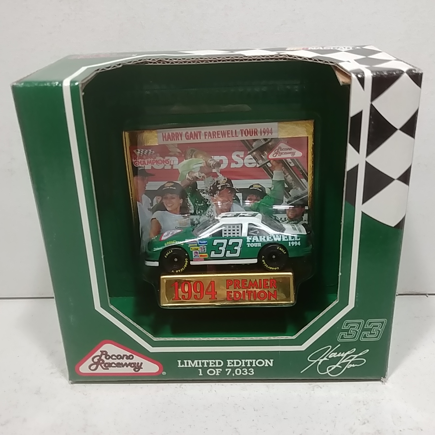 1994 Harry Gant 1/64th Racing Champions "Farewell Tour" Pocono car