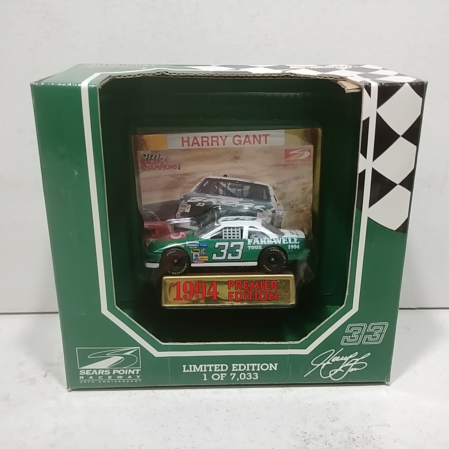 1994 Harry Gant 1/64th Racing Champions "Farewell Tour" Sears Point car