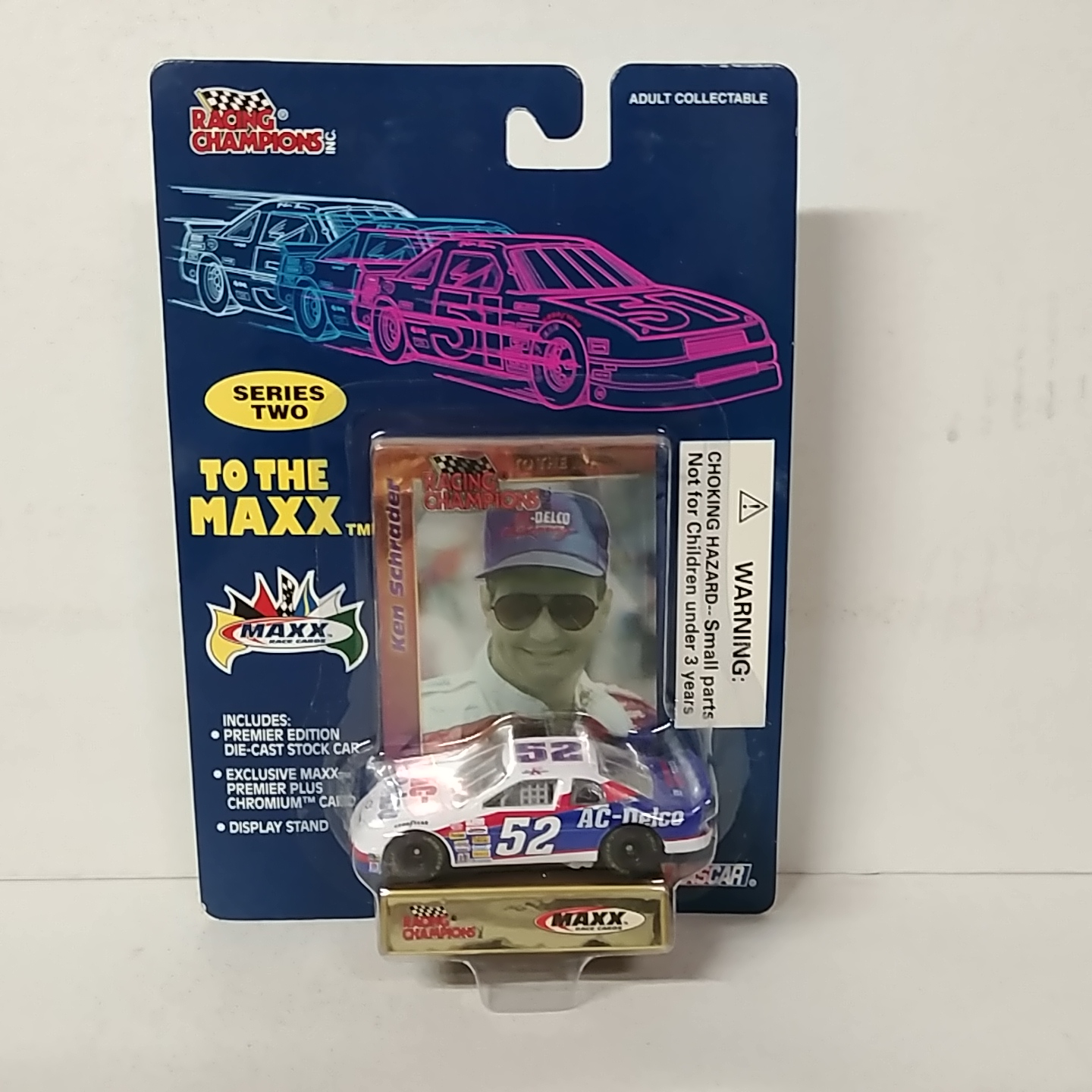 1995 Ken Schrader 1/64th AC-Delco "Busch Series" car 