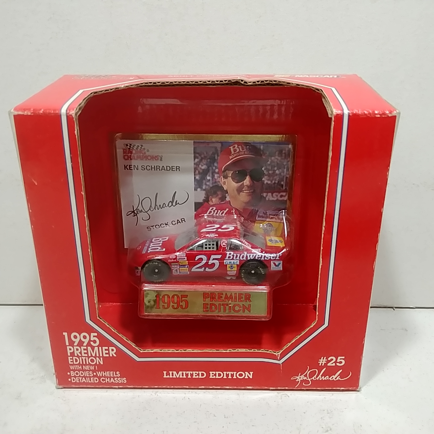 1995 Ken Schrader 1/64th Budweiser Monte Carlo