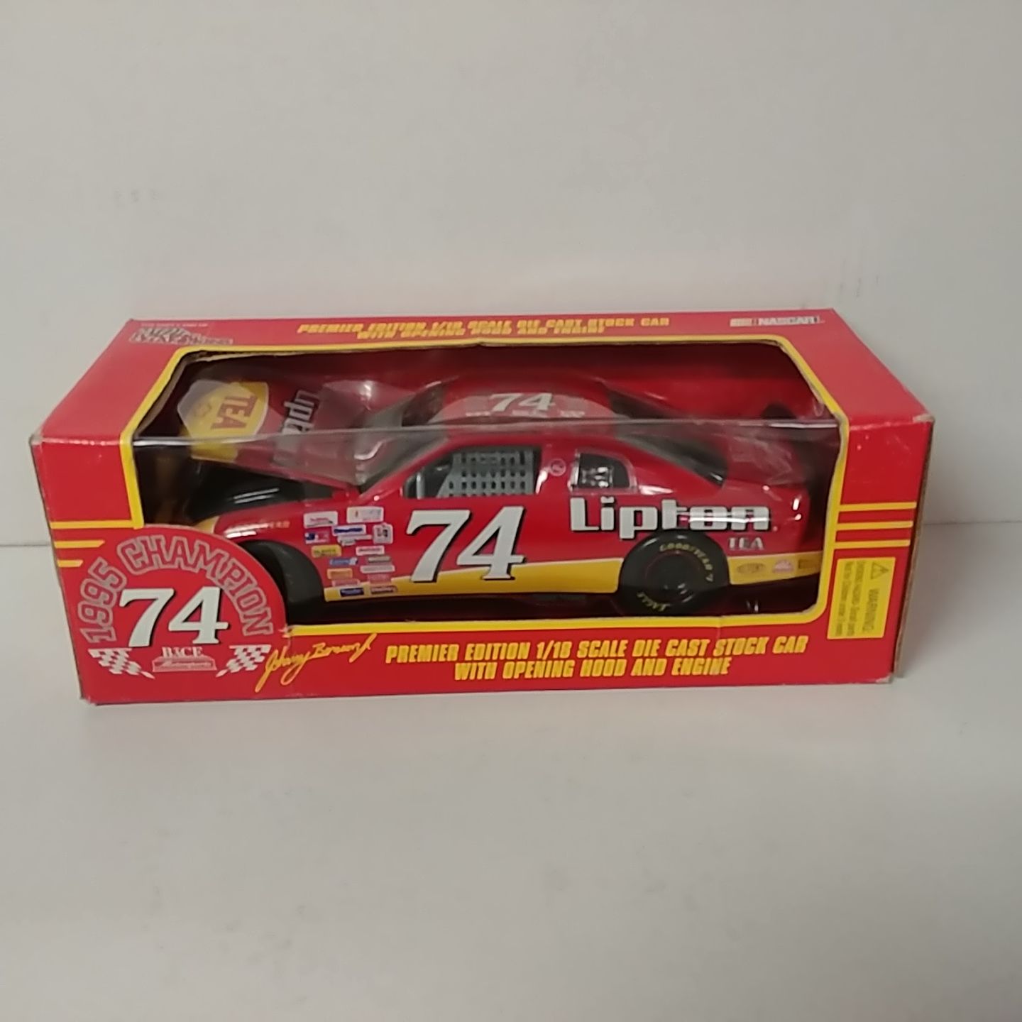 1995 Johnny Benson 1/18th Lipton Tea "Busch Series Champion" car