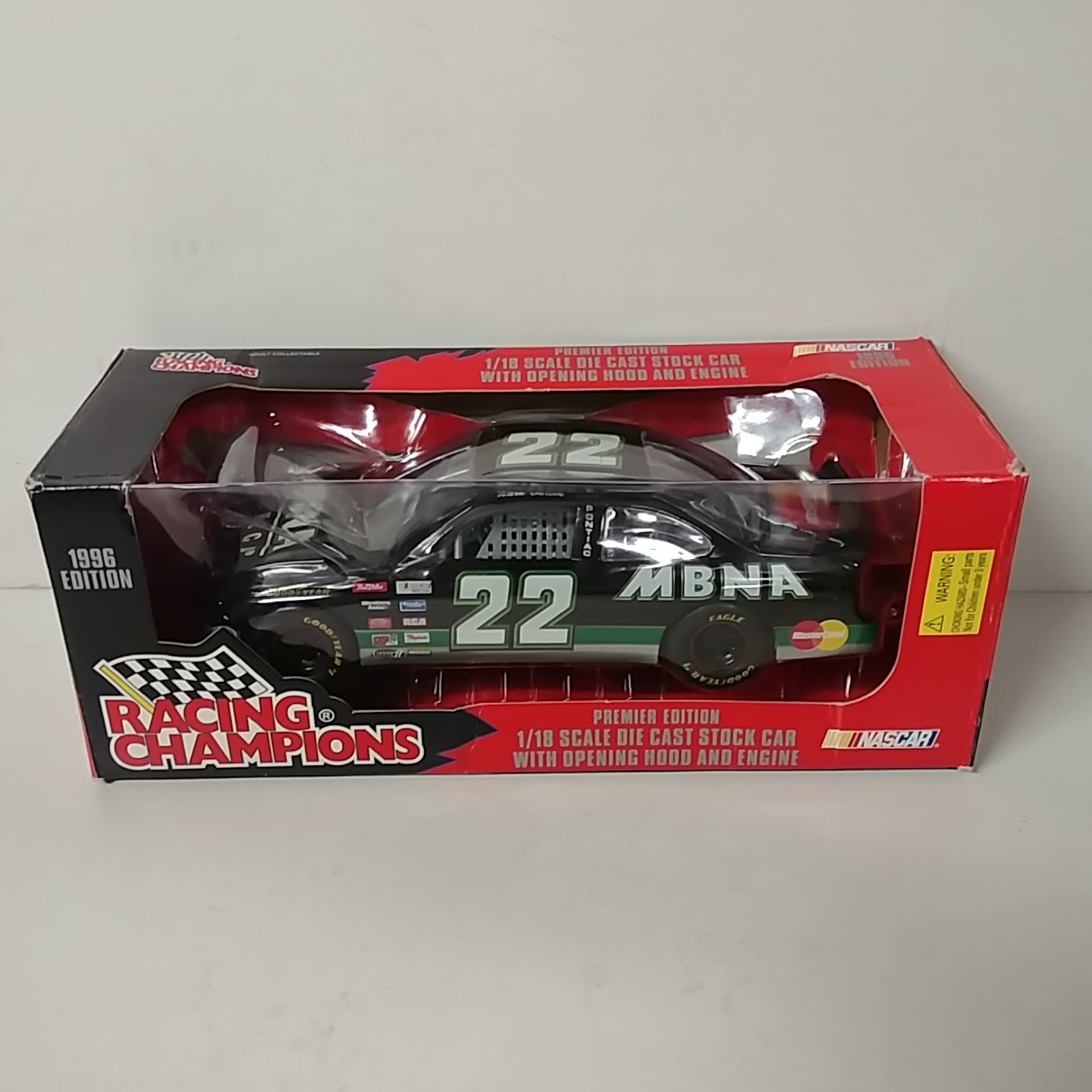 1996 Ward Burton 1/18th MBNA car