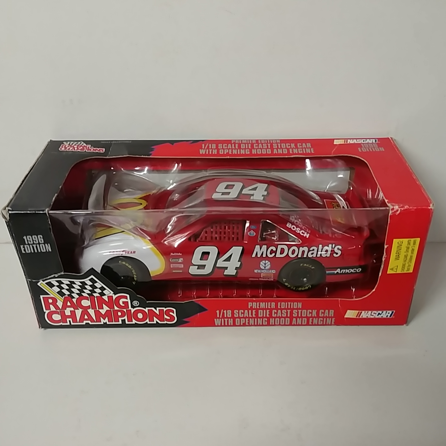 1996 Bill Elliott 1/18th McDonald's Thunderbird