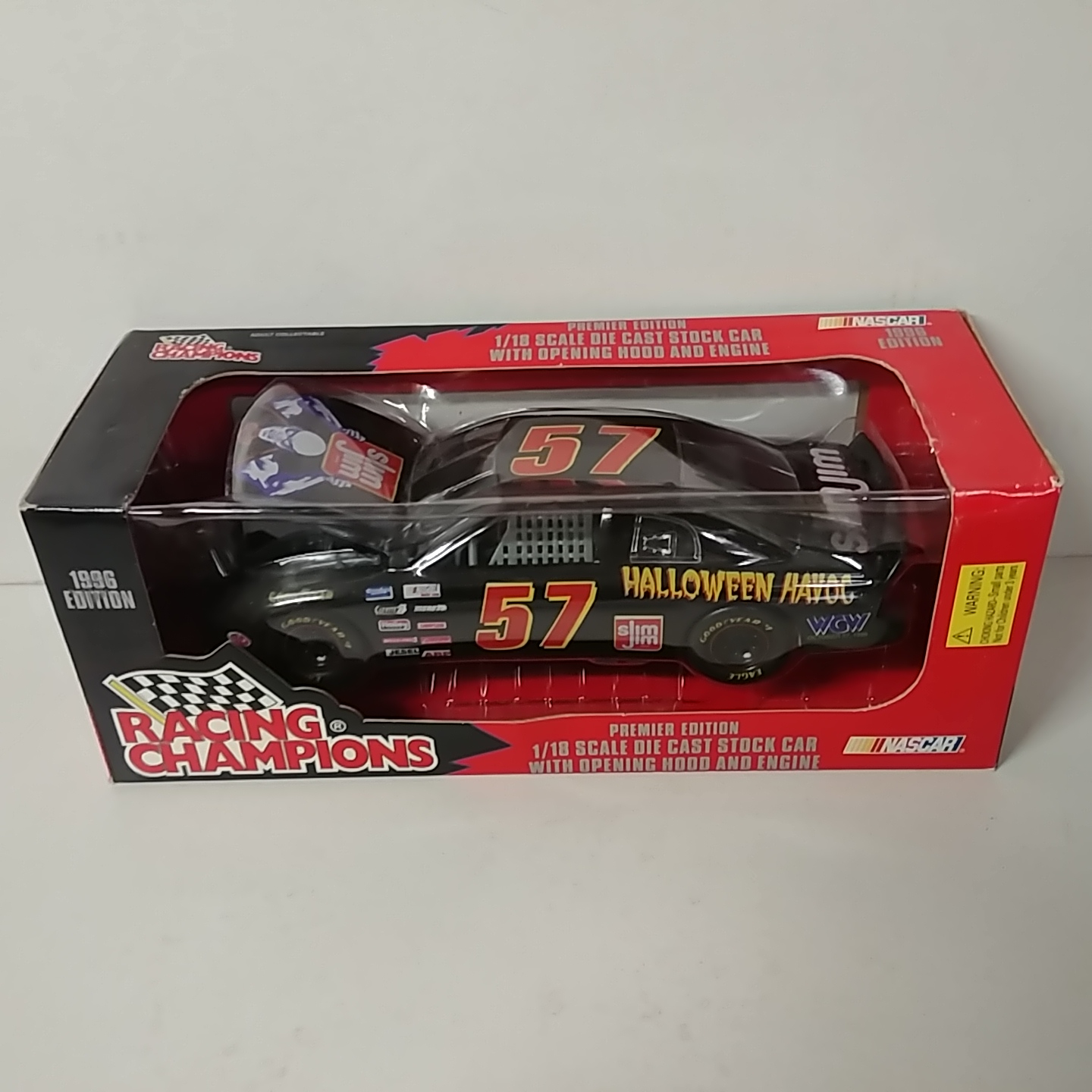 1996 Jason Keller 1/18th Slim Jim "Halloween Havoc""Busch Series" car