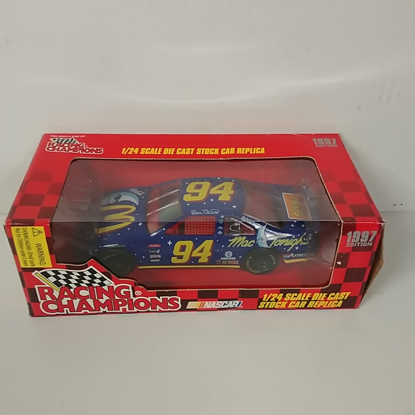 1997 Bill Elliott 1/24th McDonald's "MacTonight" car