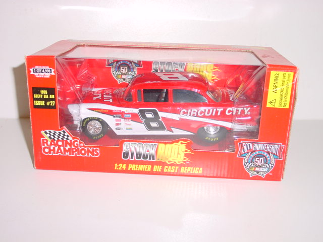 1955 Hut Stricklin 1/24th Circuit City Chevy Belair Stock Rod