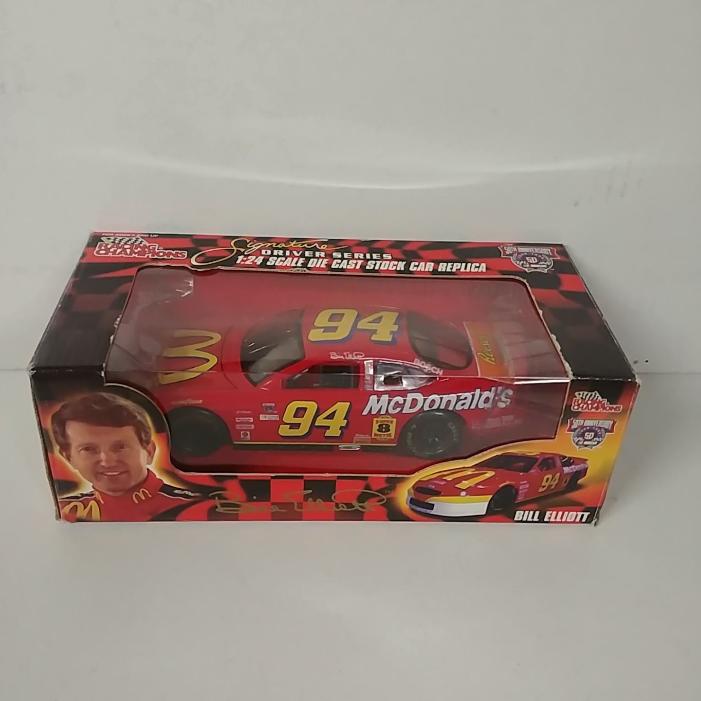 1998 Bill Elliott 1/24th McDonald's hood open car