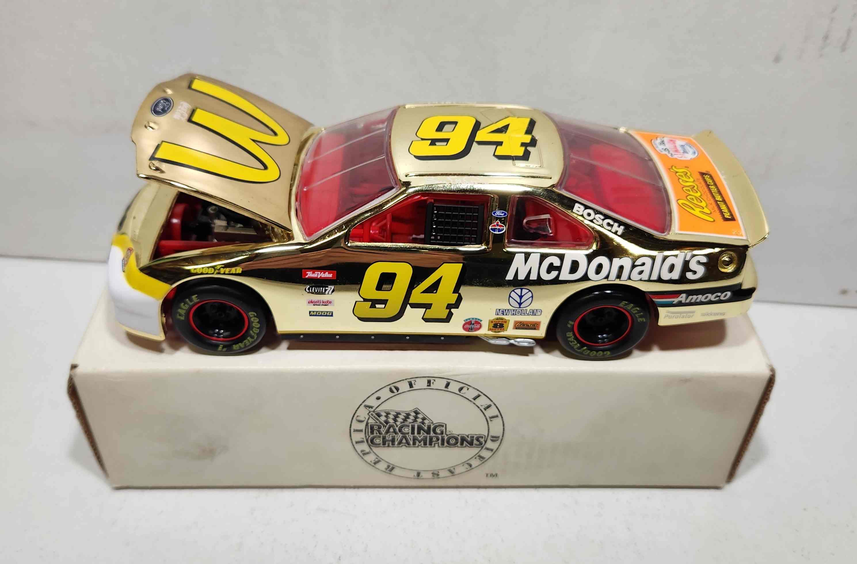 1998 Bill Elliott 1/24th McDonald's "Gold" Thunderbird