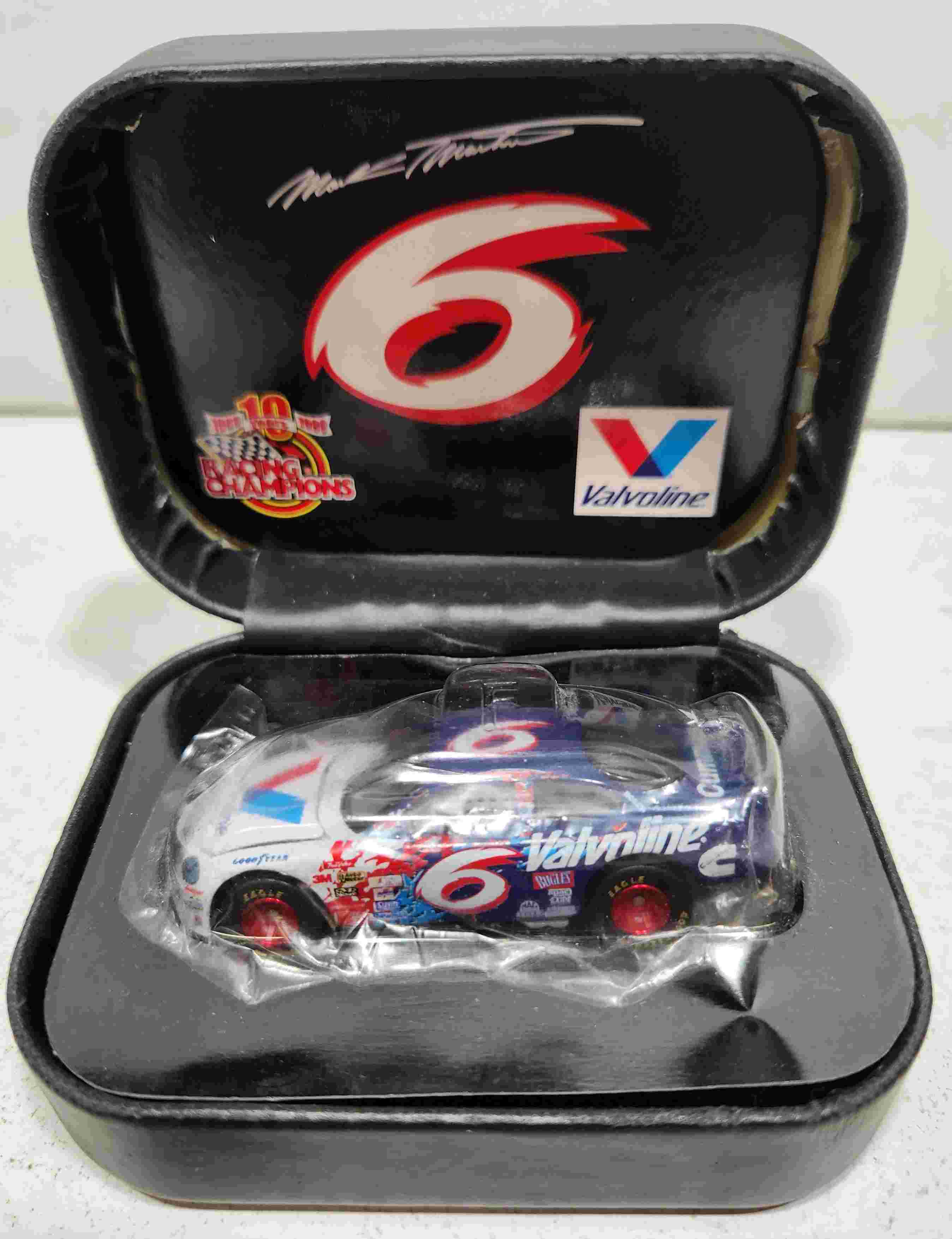 1998 Mark Martin 1/64th Valvoline car in case