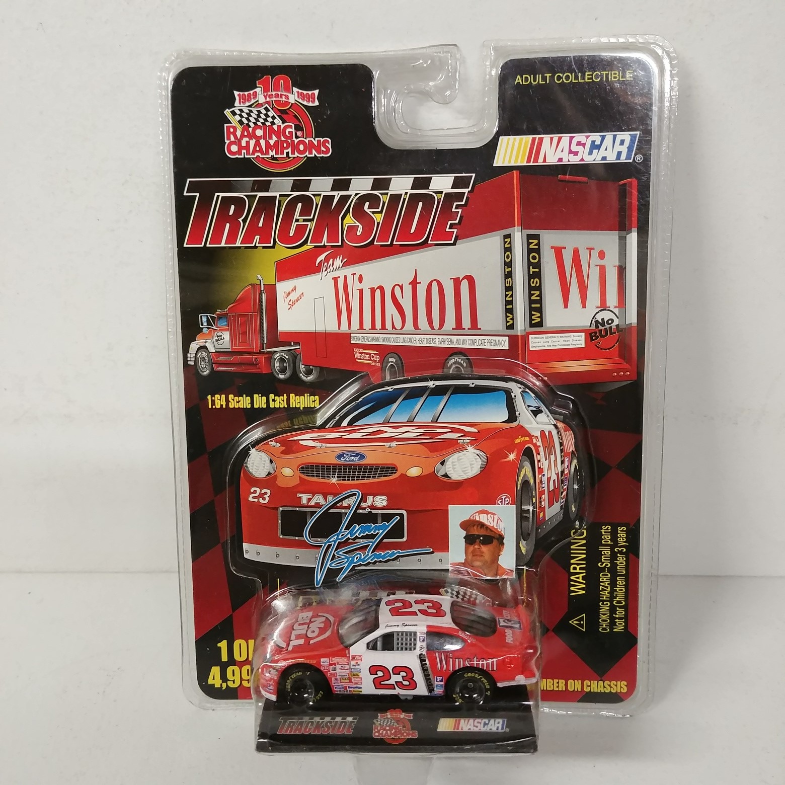 1999 Jimmy Spencer 1/64th Winston No Bull car