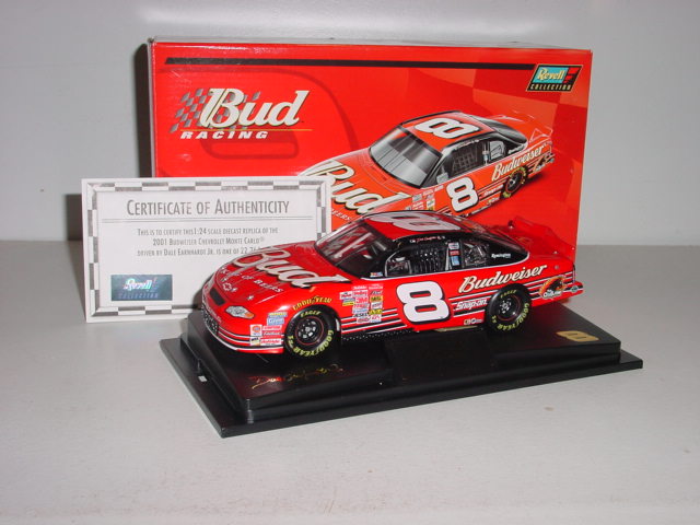 2001 Dale Earnhardt Jr 1/24th Budweiser c/w car