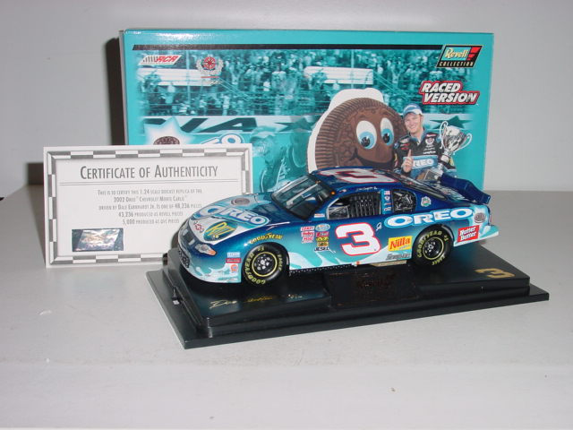 2002 Dale Earnhardt Jr 1/24th Oreo"Raced Version" c/w car
