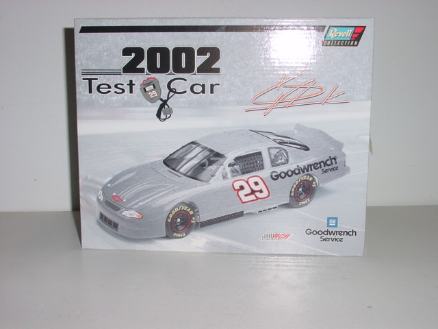 2002 Kevin Harvick 1/24th Goodwrench "Test" Car w/stop watch