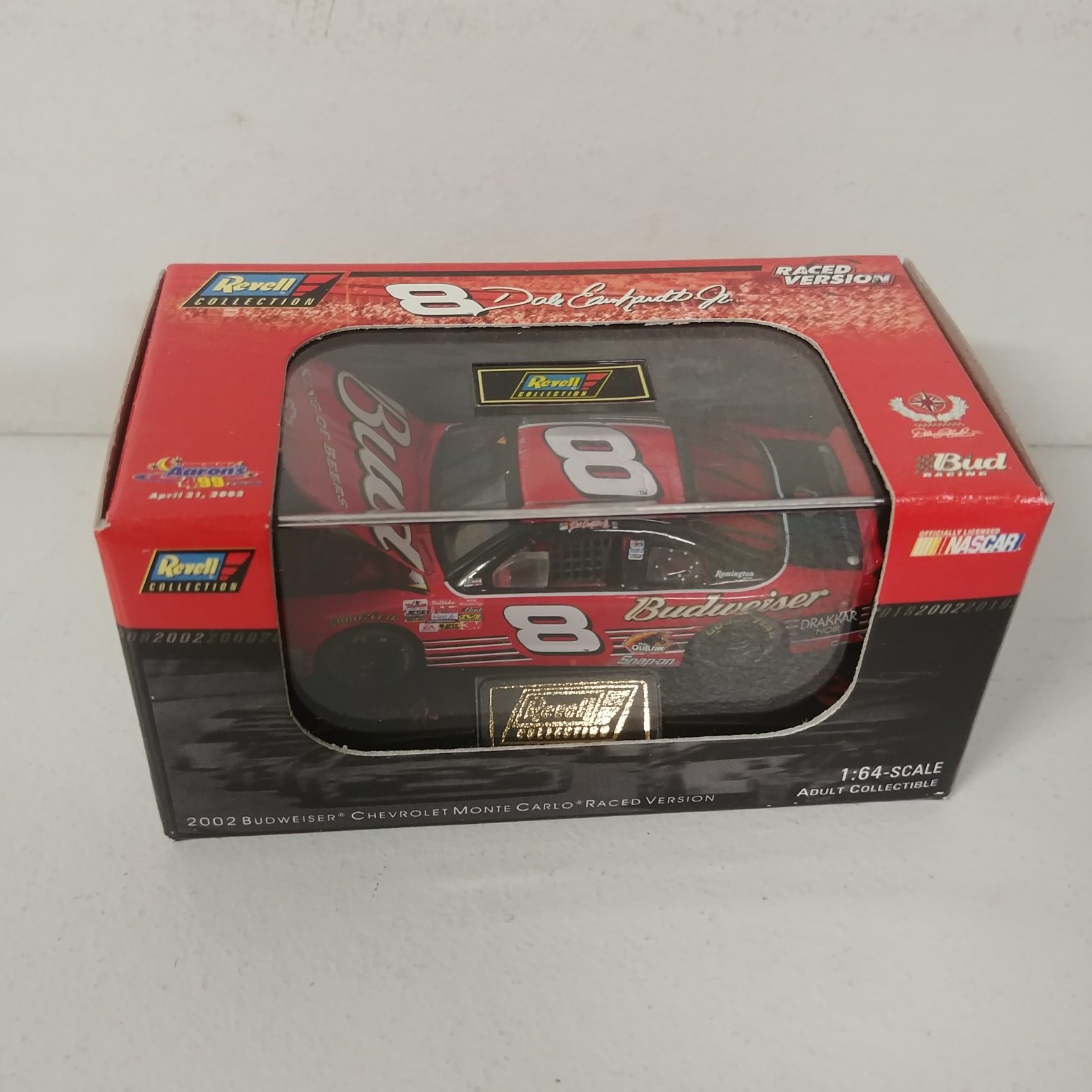 2002 Dale Earnhardt Jr 1/64th Budweiser "Talladega Win Raced Version" car