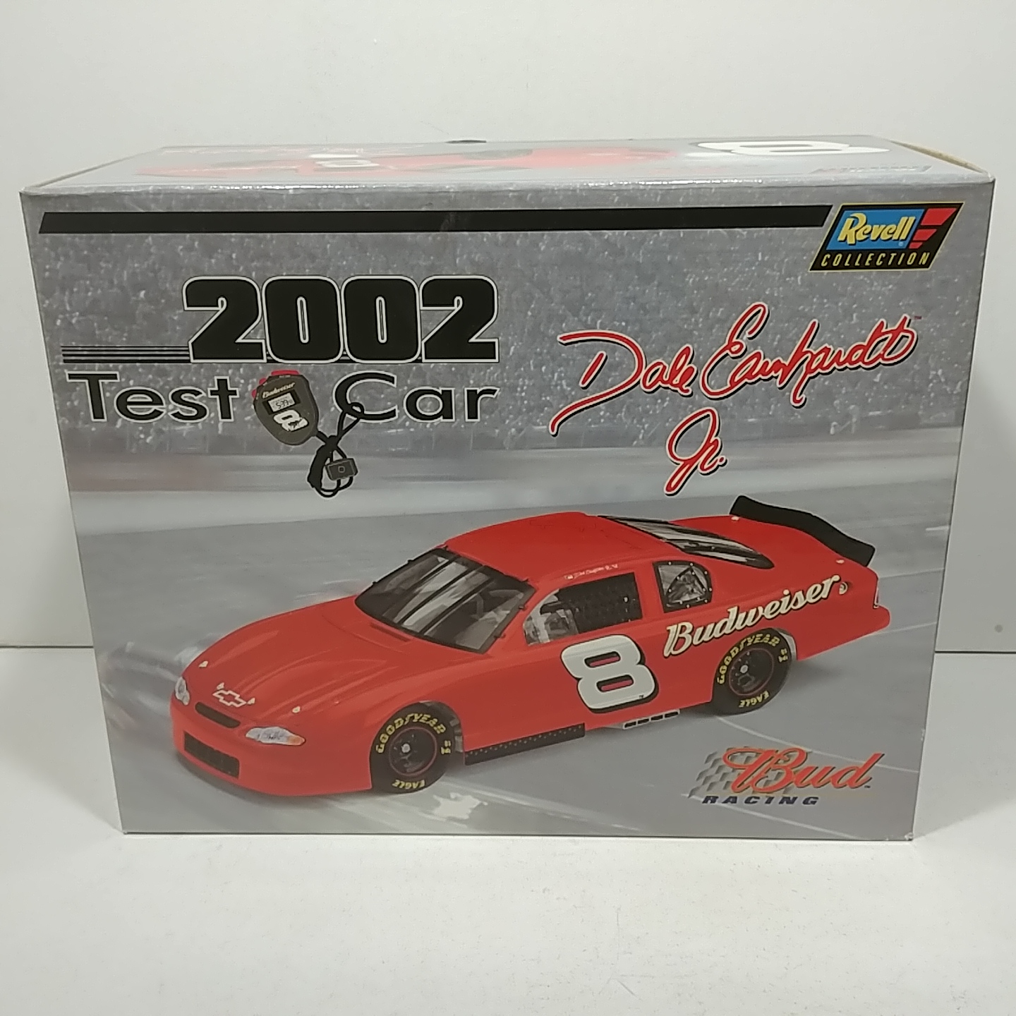 2002 Dale Earnhardt Jr 1/24th Budweiser "Test Car" with stop watch Monte Carlo