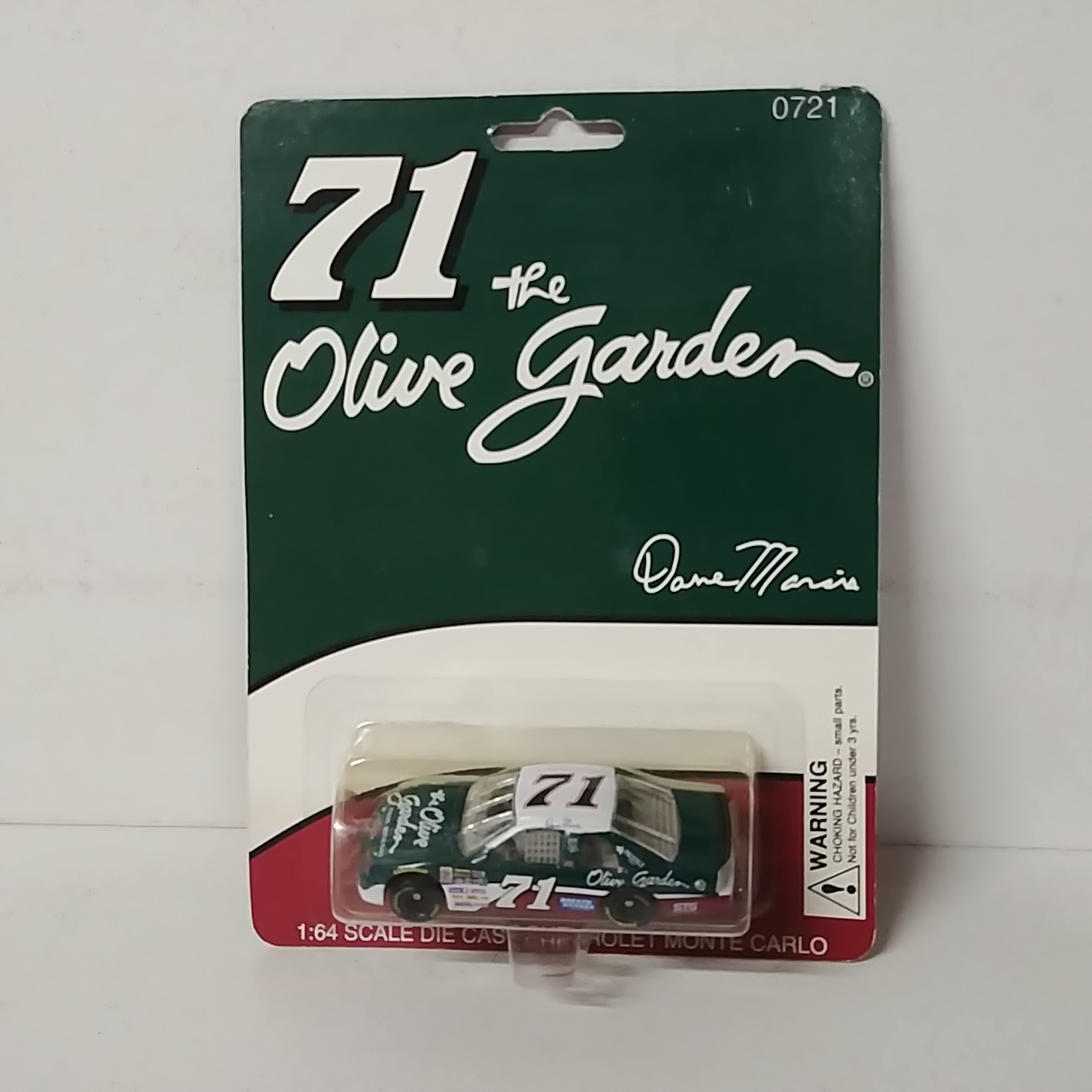 1995 Dave Marcis 1/64th Olive Garden car