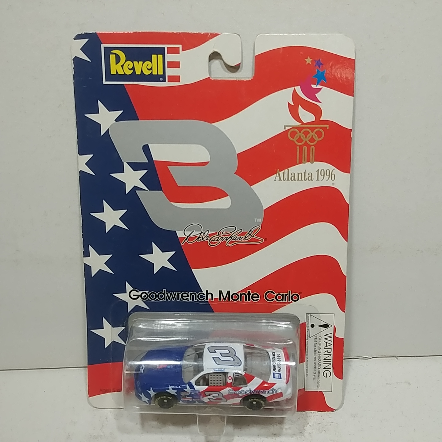 1996 Dale Earnhardt 1/64th Olympic Revell Blister Pack Monte Carlo
